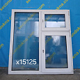 Пластиковое окно Б/У 1340(в)х1300(ш)