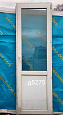 Дверь пластиковая Б/У 2200(в)х710(ш)