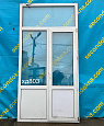 Балконный блок пластиковый Б/У 2700(в) 2150 ОБ х 1350(ш)