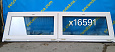 Пластиковое окно Б/У 640(в)х2300(ш)