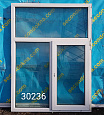 Пластиковое окно Б/У 1800(в) 1240 ОБ х 1390(ш)